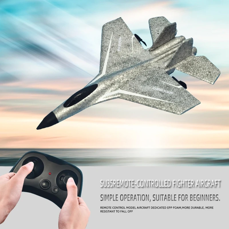 RC Foam Aircraft SU35 RC Plane 2.4G Radio Control Glider Remote Control Fighter Glider Airplane Foam Toys