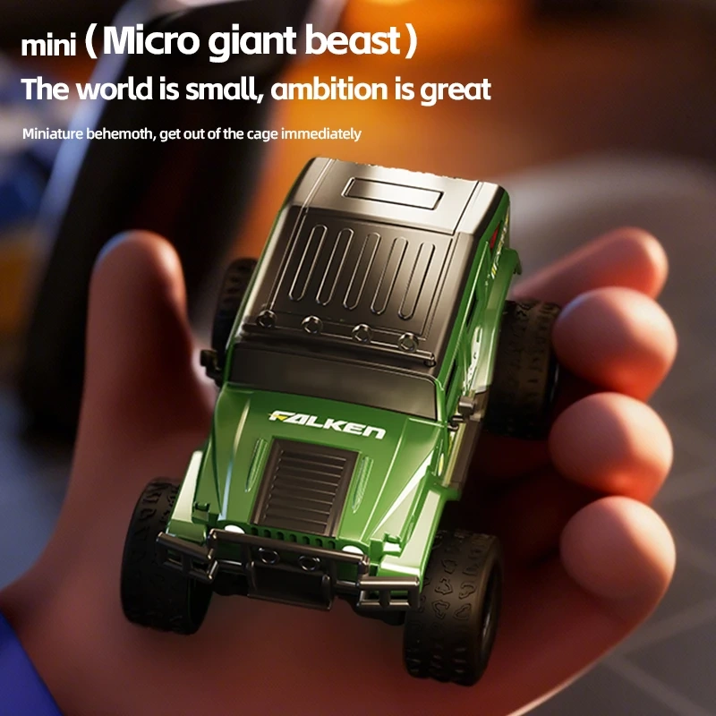 1:64 Mini RC Truck 2.4Ghz Racing High Speed Racing Desk Competition Drift RC Car With APP Control All Terrain RC Vehicle Toys
