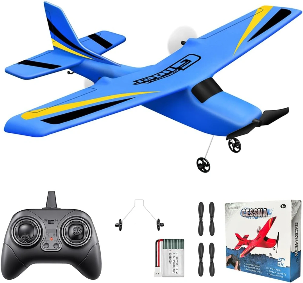 RC Plane FX801 EPP Foam 2.4G 2CH RTF Glider Fixed Wingspan Remote Control Aircraft RC Airplane Toys Gifts for Children Kids