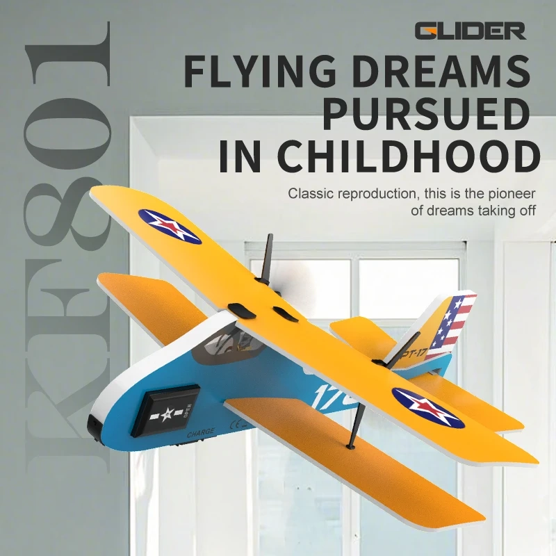 Mini RC Plane 2.4G Radio Remote Control Airplanes Double Wing RC Gliders Flying Aircraft Toys For Children Gifts