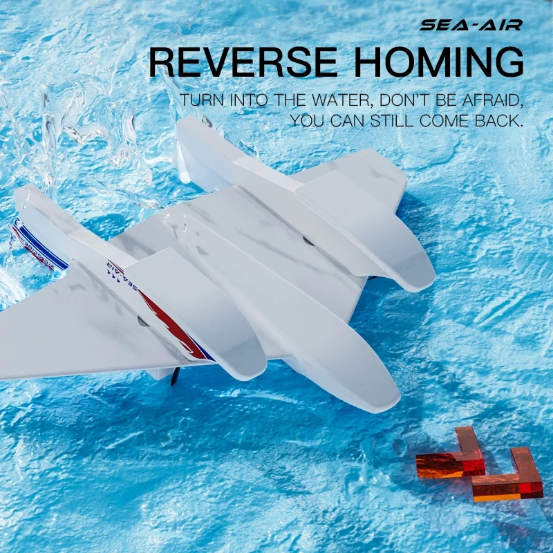 KF701 Amphibious RC Plane 2.4G 3CH Waterproof Sea And Air RC Airplane EPP Foam Flying Glider RC Aircraft Toys Gift