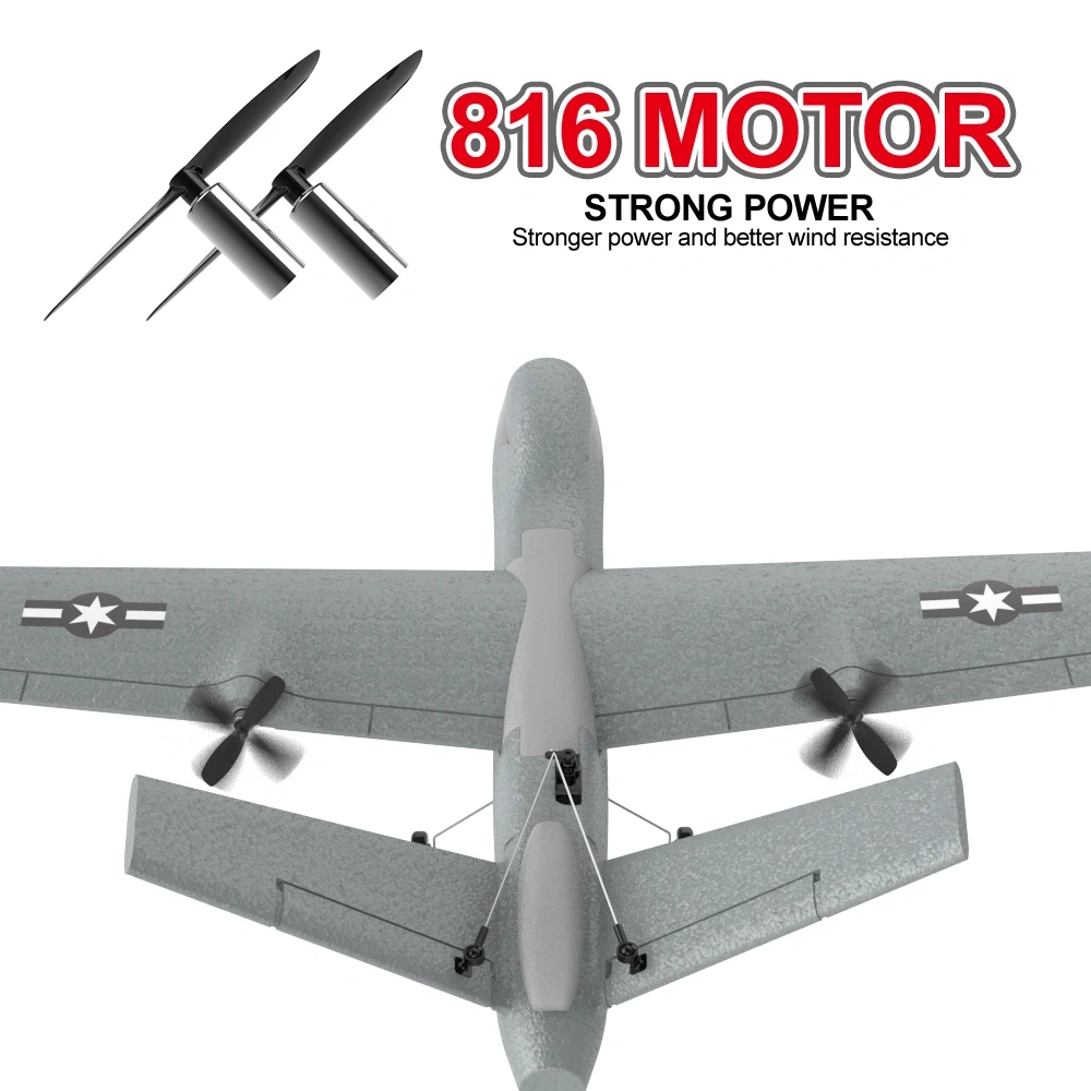 Z55 Predator 2.4G 3CH RC Plane EPP Foam Hand Throwing 660mm Wingspan Airplane Remote Control Glider Aircraft Outdoor Boys Toys