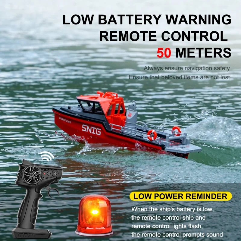 TX694 1/32 RC Boat With Brushless Motor Remote Control High Speed Speedboat Electric Ship Rescue boat Model Toys Boys