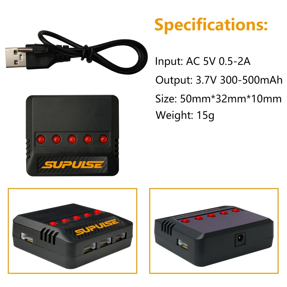 250mAH/400mAH/500mAH Lipo Battery Charger Fits For SU-27 F22 FX620 Zero P40 BF109 P51D RC Plane RC Helicopter Battery