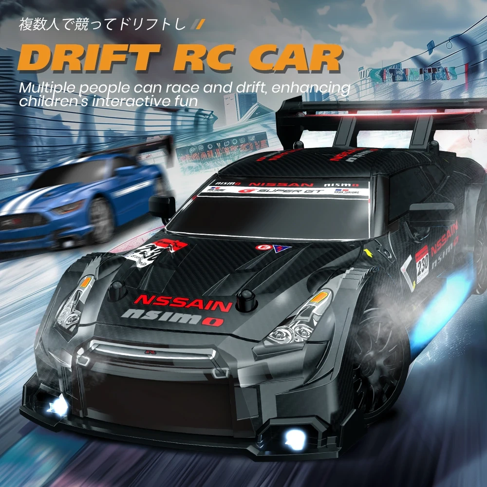 1:24 High Speed RC Drift Car 2.4G 4WD Remote Control Mini Racing Car Competition Race Car Toy for Children
