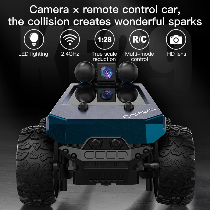 1:28 RC Car With Camera FPV First Person View Remote Control Stunt Car 2.4G WIFI RC Climbing Vehicles Racing Cars Toy for Kids
