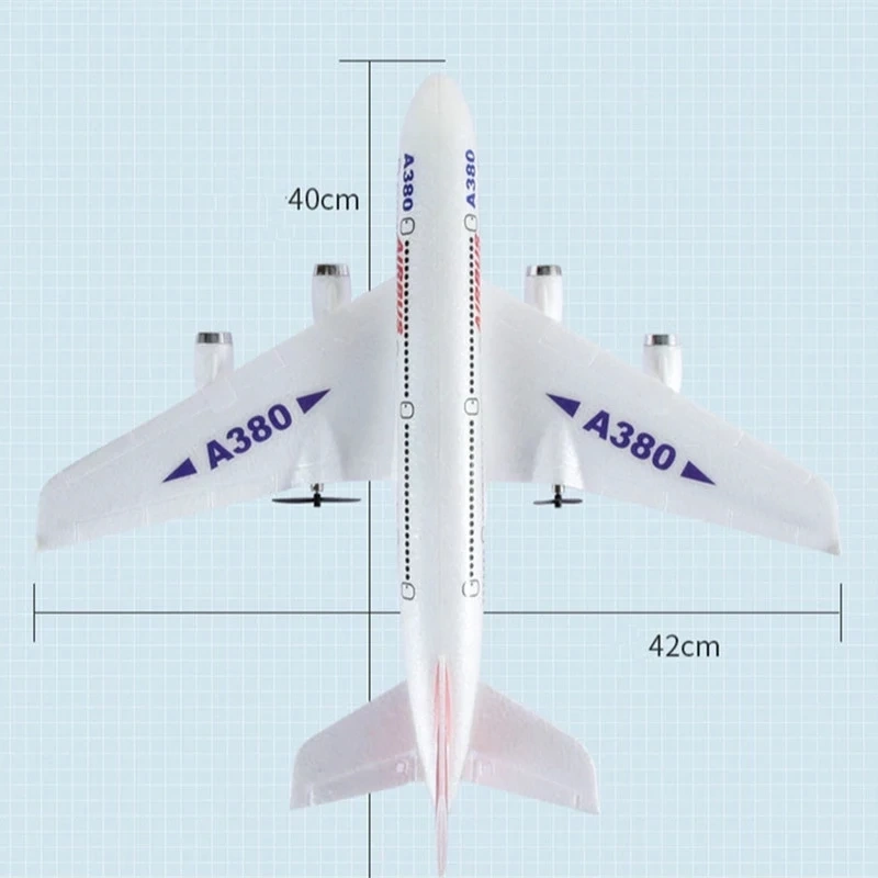 Boeing 747 Airbus A380 RC Plane 2.4G 2CH Remote Control Airplane Fixed Wing Aircraft RC Toys Gifts