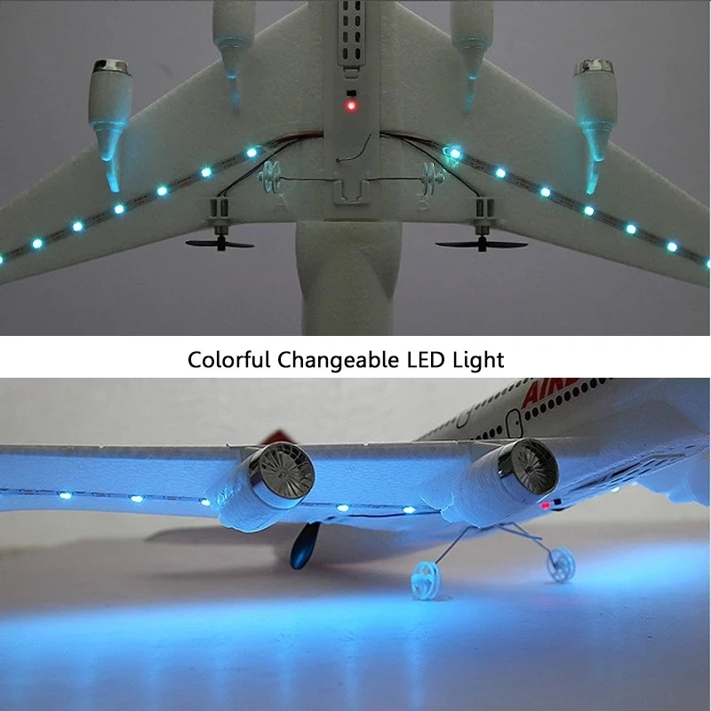 Boeing 747 Airbus A380 RC Plane 2.4G 2CH Remote Control Airplane Fixed Wing Aircraft RC Toys Gifts
