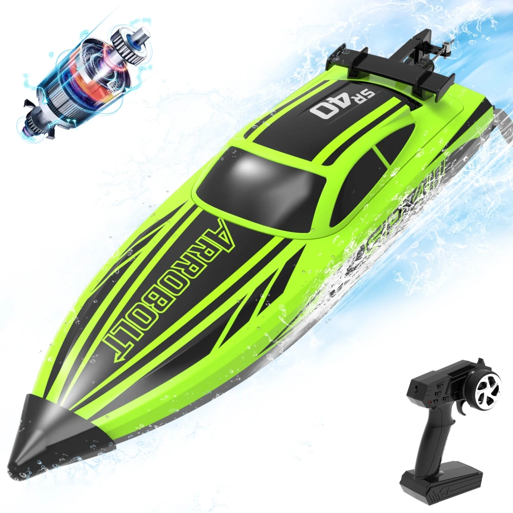 VOLANTEXRC RC Battery Boat Brushless Motor Full Proportional 35+MPH High Speed Professional Racing Watercraft Speedboat