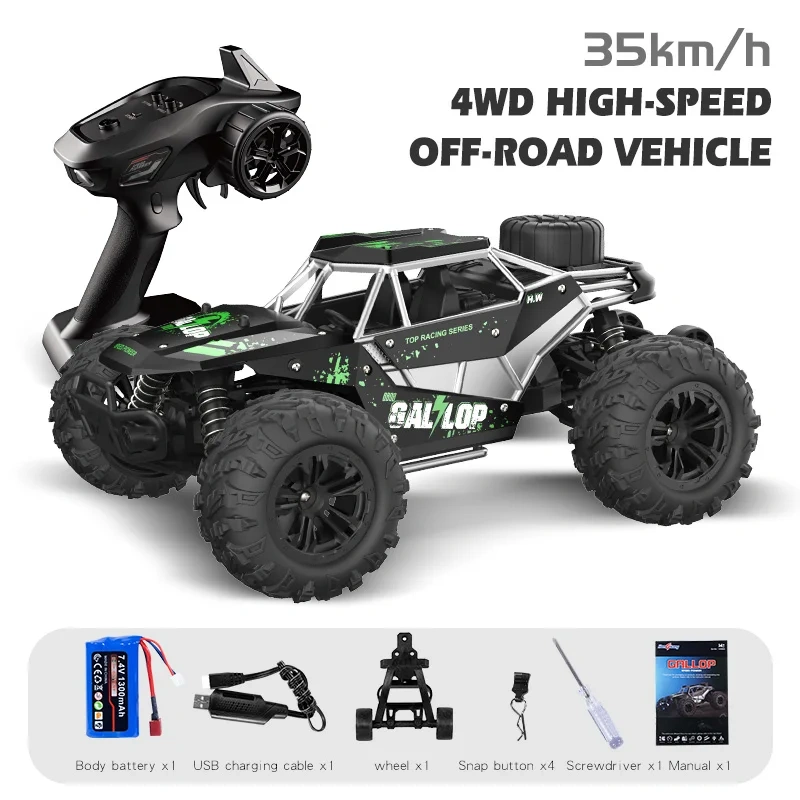 4WD 1:16 RC Drift Car High-Speed 50KM/H Off-Road Drift Racing Truck With Lights Professional Climbing Cars Toys Gifts