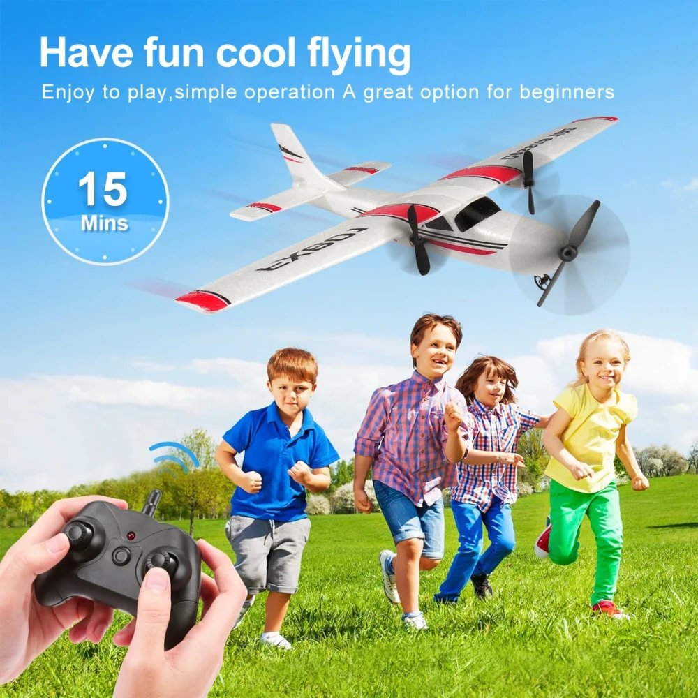RC Plane FX801 EPP Foam 2.4G 2CH RTF Glider Fixed Wingspan Remote Control Aircraft RC Airplane Toys Gifts for Children Kids