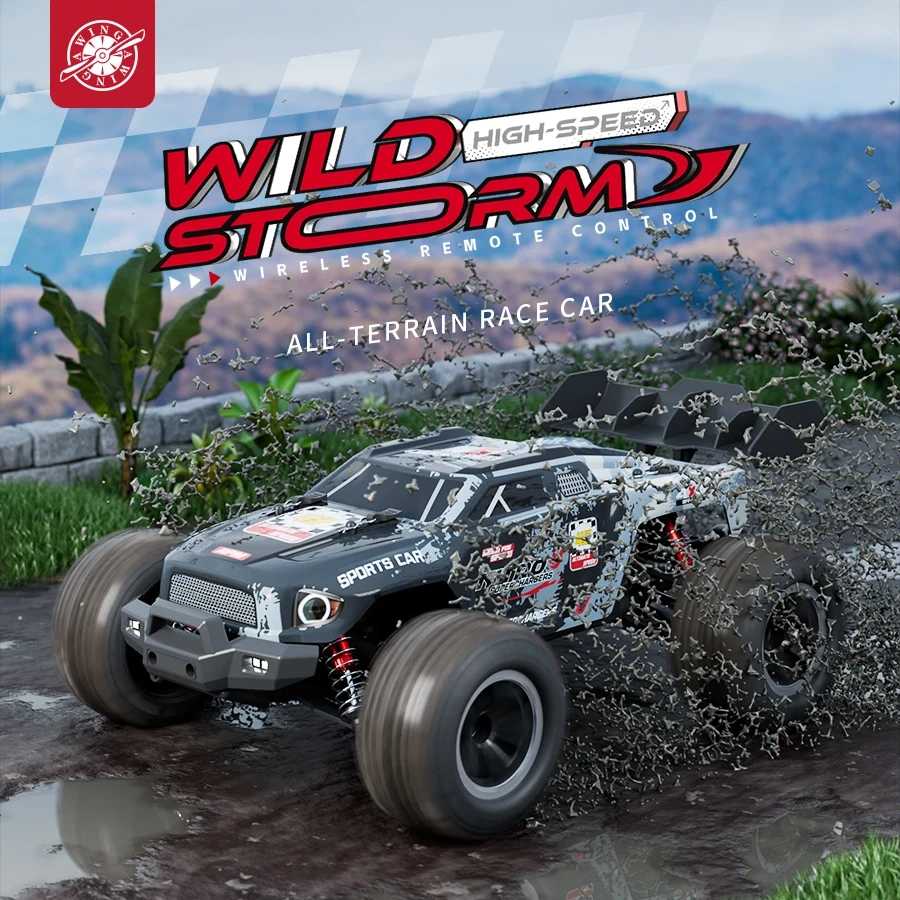 1:16 RC Car 2.4G 50KM/H 4WD Full Proportional RC Truck With Brushless Motor High Speed Drift Climbing Car For All Terrain