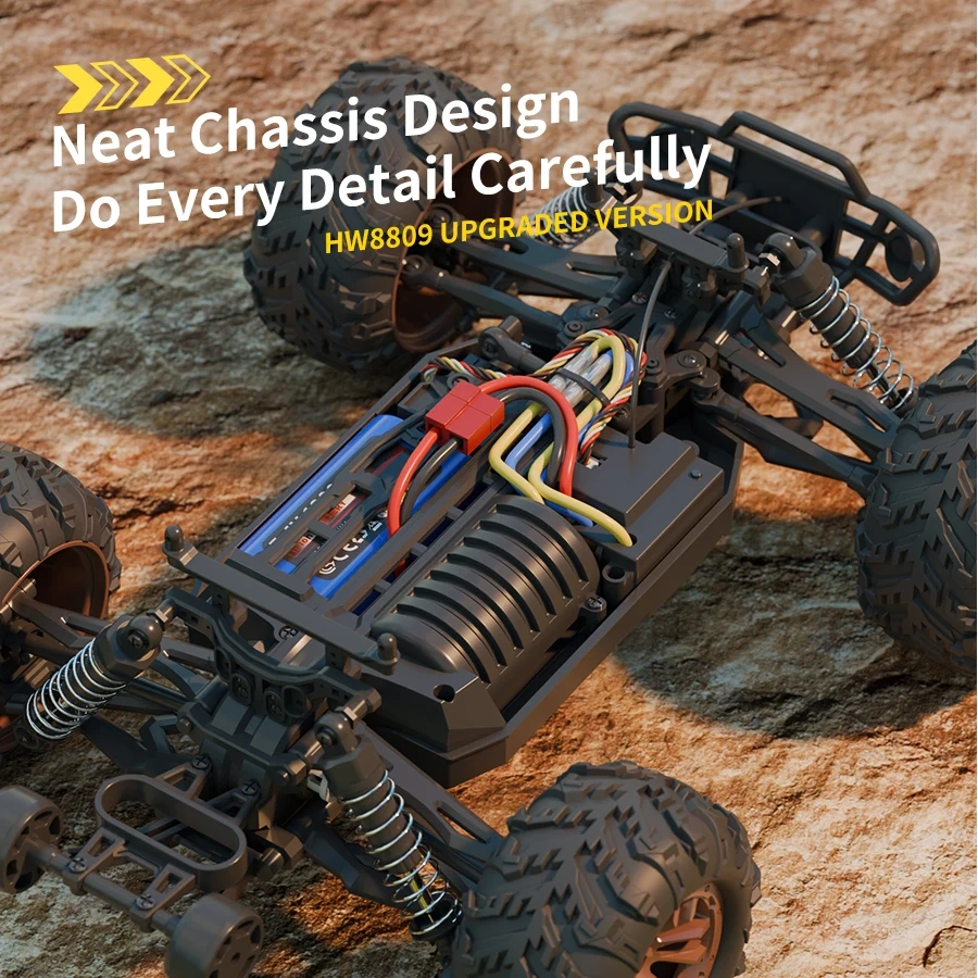 4WD 1:16 RC Drift Car High-Speed 50KM/H Off-Road Drift Racing Truck With Lights Professional Climbing Cars Toys Gifts