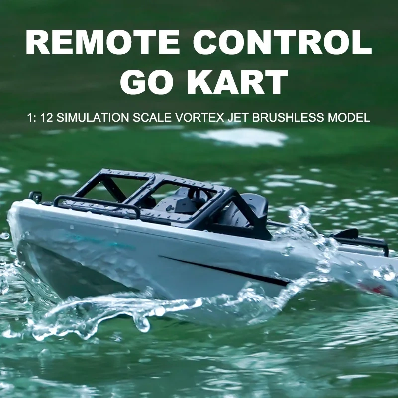 TX693 1;12 RC Boat 2.4G Remote Control High Speed Racing Boat With Brushless Motor Electric RC Rescue Boat Model Toys Boys