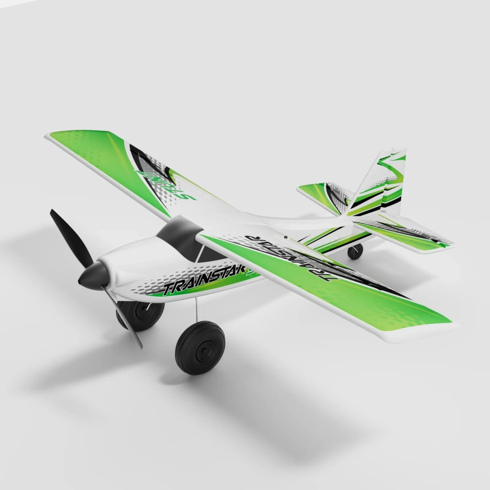 Trainstar Stunt RC Plane 2.4G 4CH EPP 500mm Wingspan RC Trainer With Brushless motor One Key Aerobatic RC Fighter
