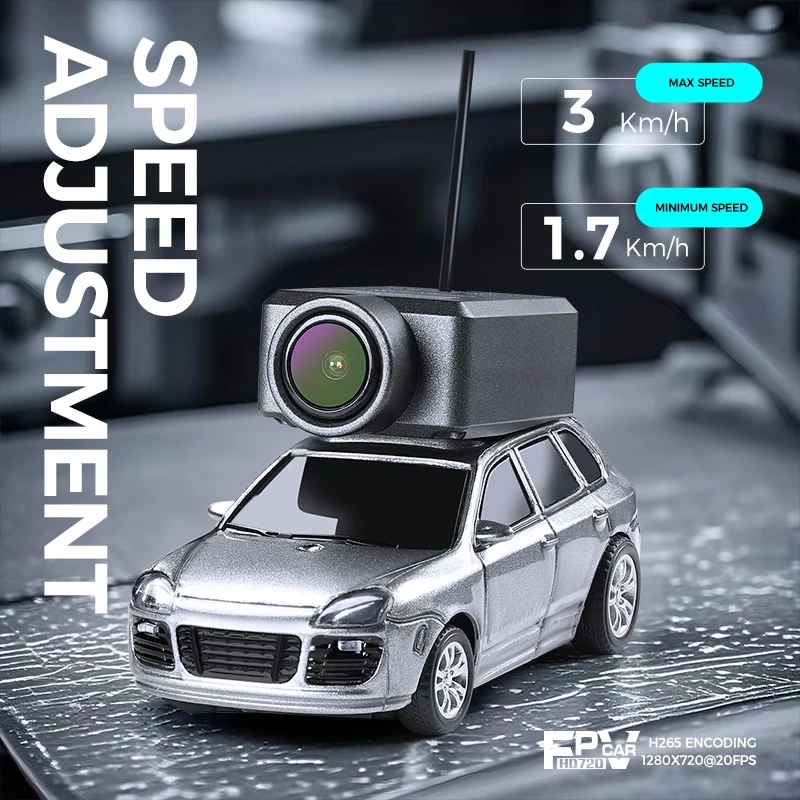 1/64 Mini RC Car 2.4G RC Drift Cars With FPV HD Wide Angle Camera & 3-Speed Modes Racing Car Toy for Kids Adults