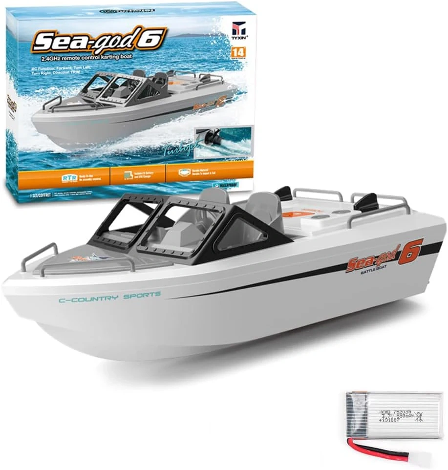 TX693 1;12 RC Boat 2.4G Remote Control High Speed Racing Boat With Brushless Motor Electric RC Rescue Boat Model Toys Boys