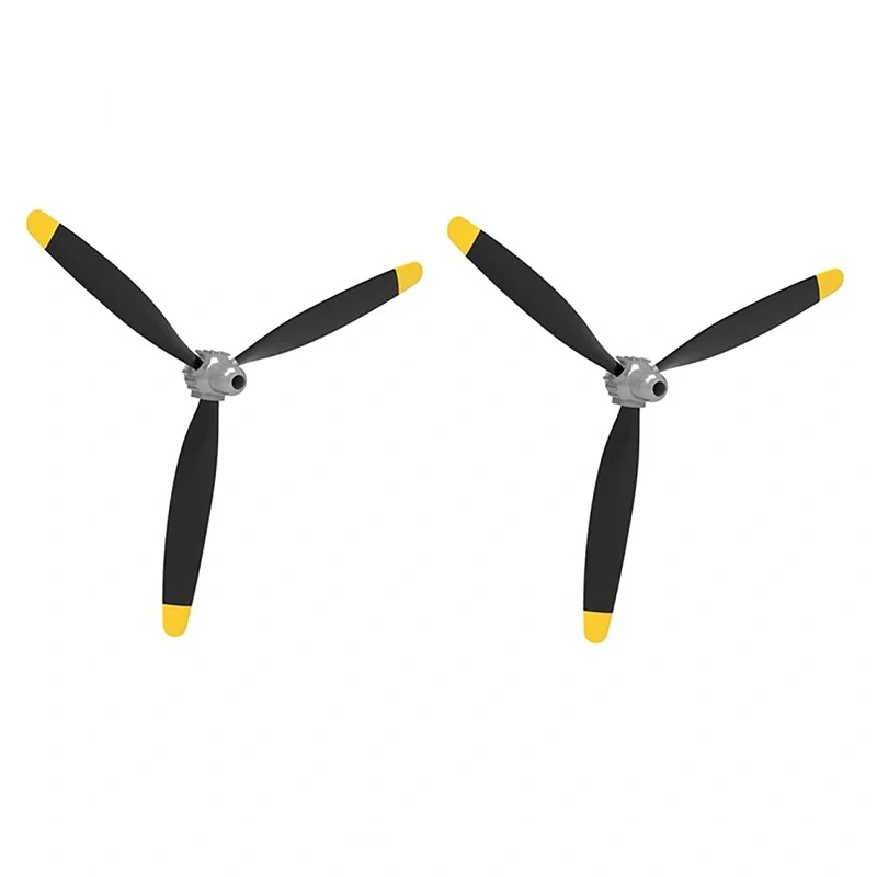 2PCS RC Plane Propeller With Spinner  2/3/4 Blade Propellers Fits for  P51D Mustang BF109 F4U Corsair