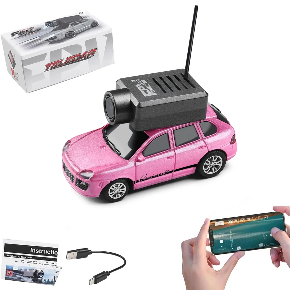 1/64 Mini RC Car 2.4G RC Drift Cars With FPV HD Wide Angle Camera & 3-Speed Modes Racing Car Toy for Kids Adults