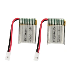 2pc 300mah battery