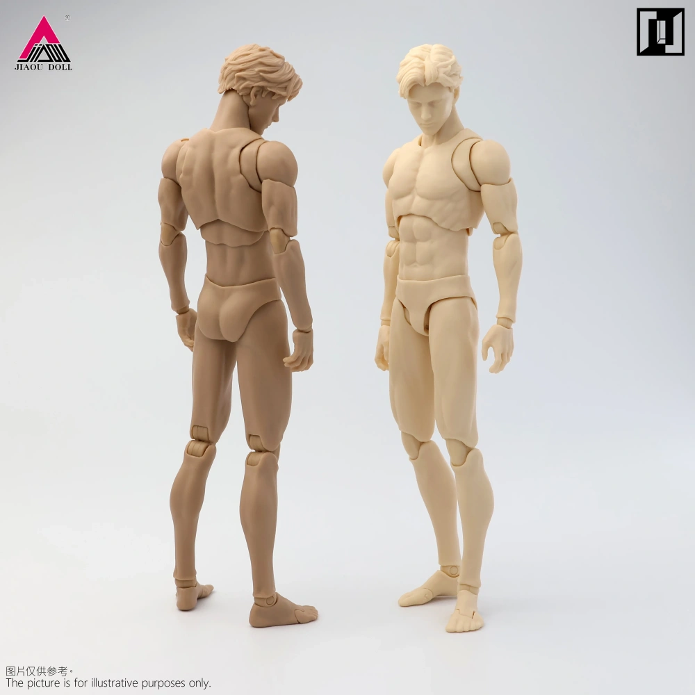 Mirrfig MF001 1/12 Lean Male Articulated Joint Body Super Flexible 16.2cm White Yellow Action Figure Body Model Doll