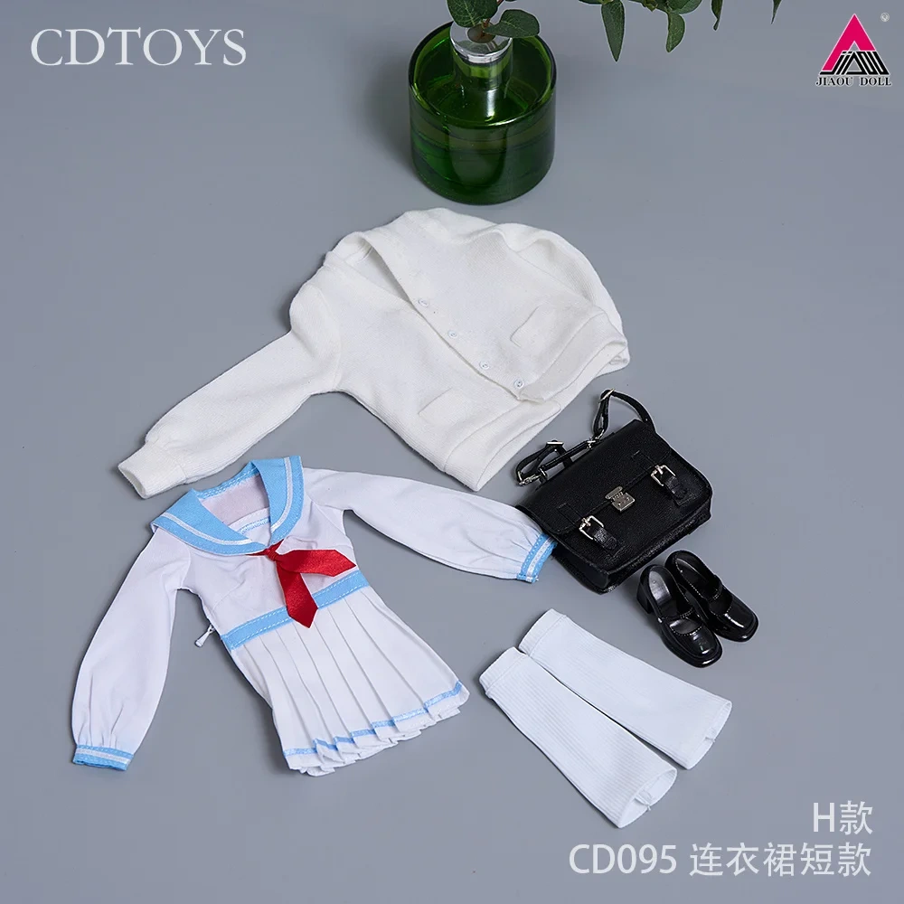 CDtoys CD094 CD095 1/6 Scale School Uniform JK Skirt Female Sailor Dress Suit Clothes Model Fit 12'' Soldier Action Figure Body