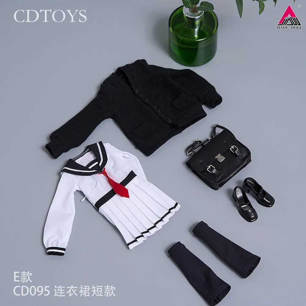 CDtoys CD094 CD095 1/6 Scale School Uniform JK Skirt Female Sailor Dress Suit Clothes Model Fit 12'' Soldier Action Figure Body
