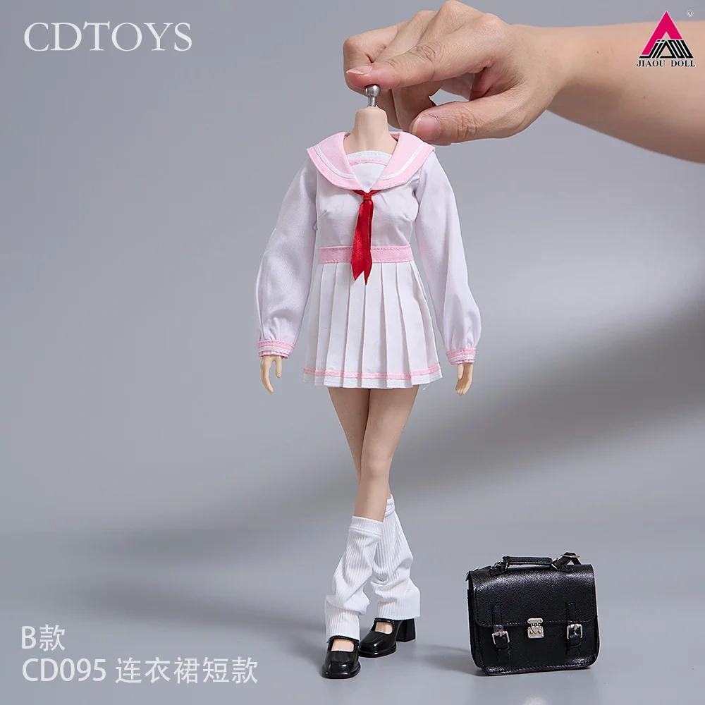 CDtoys CD094 CD095 1/6 Scale School Uniform JK Skirt Female Sailor Dress Suit Clothes Model Fit 12'' Soldier Action Figure Body