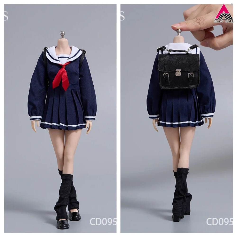 CDtoys CD094 CD095 1/6 Scale School Uniform JK Skirt Female Sailor Dress Suit Clothes Model Fit 12'' Soldier Action Figure Body