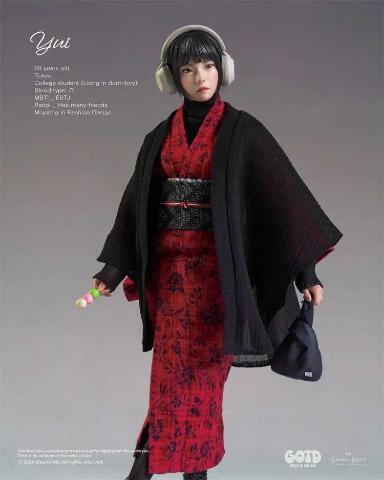 Girls of the Day Shumi Artworks 1/6 Kimono Beauty Paripi Yu GOAC 001 12" Female Action Figure Model Full Set Doll Toys