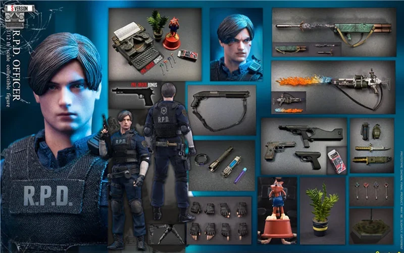 LIMTOYS LiMiNi 1/12 RPD Police Officer S Version 6" Movable Male Action Figure Full Set For Collection