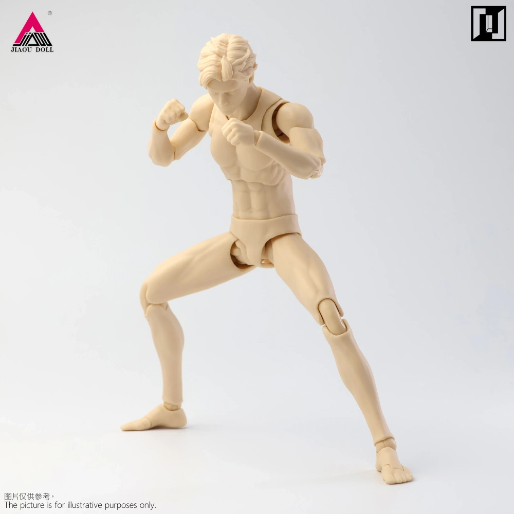 Mirrfig MF001 1/12 Lean Male Articulated Joint Body Super Flexible 16.2cm White Yellow Action Figure Body Model Doll