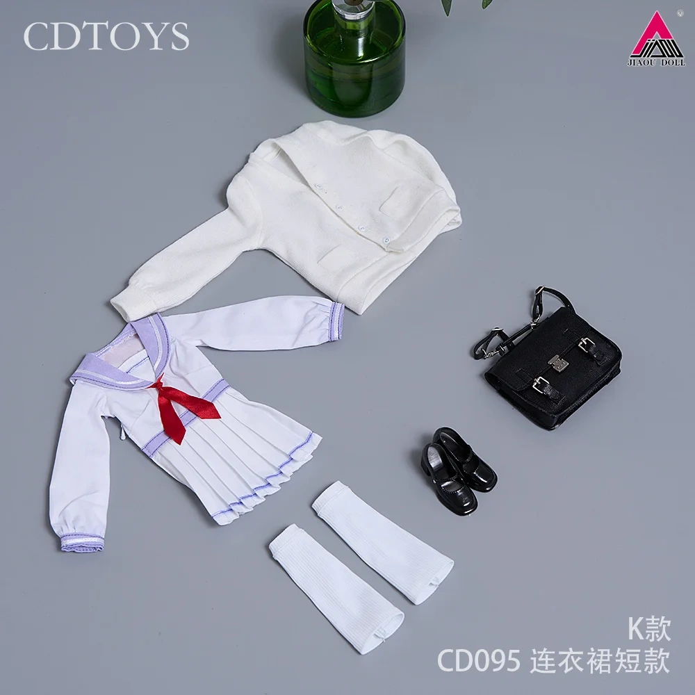 CDtoys CD094 CD095 1/6 Scale School Uniform JK Skirt Female Sailor Dress Suit Clothes Model Fit 12'' Soldier Action Figure Body