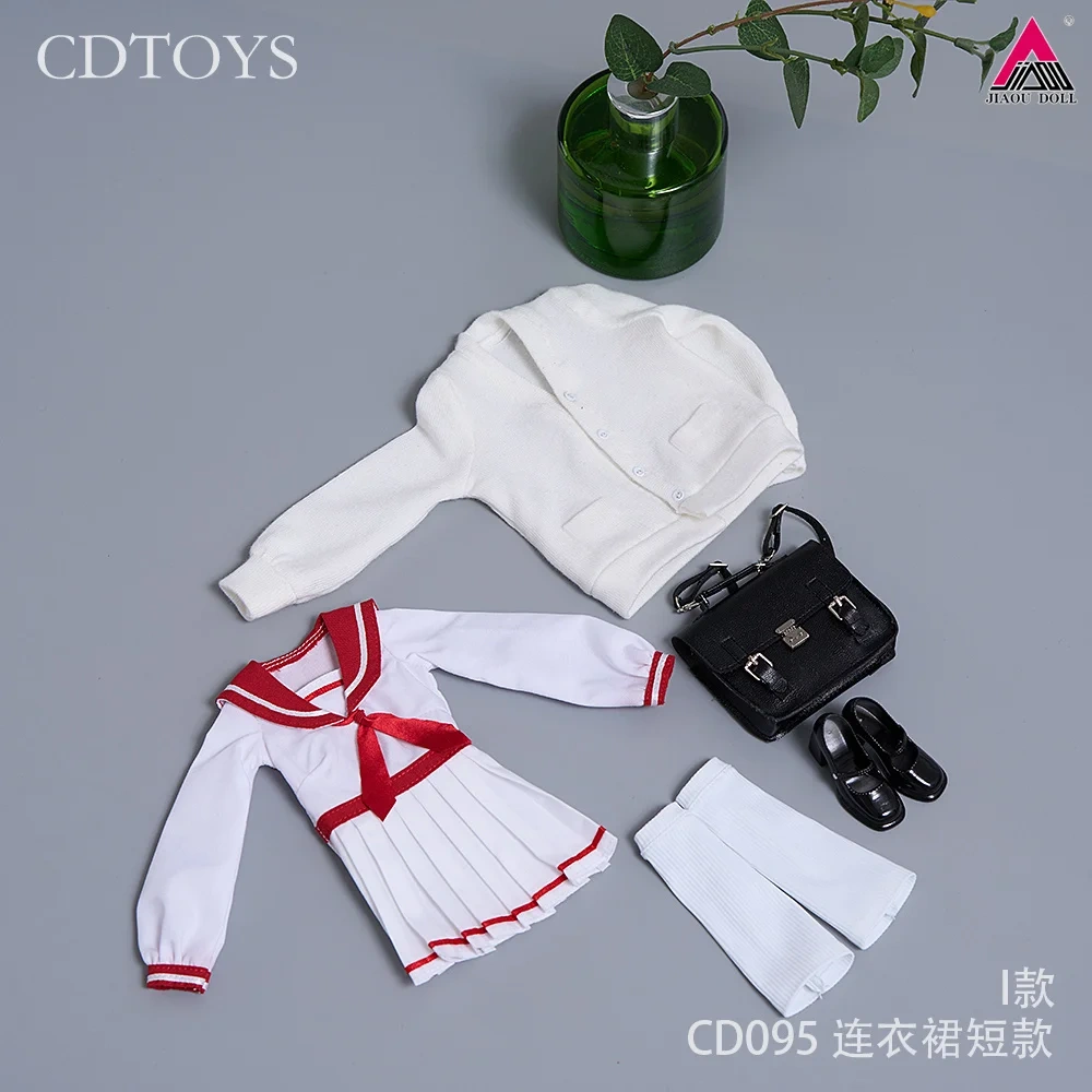 CDtoys CD094 CD095 1/6 Scale School Uniform JK Skirt Female Sailor Dress Suit Clothes Model Fit 12'' Soldier Action Figure Body