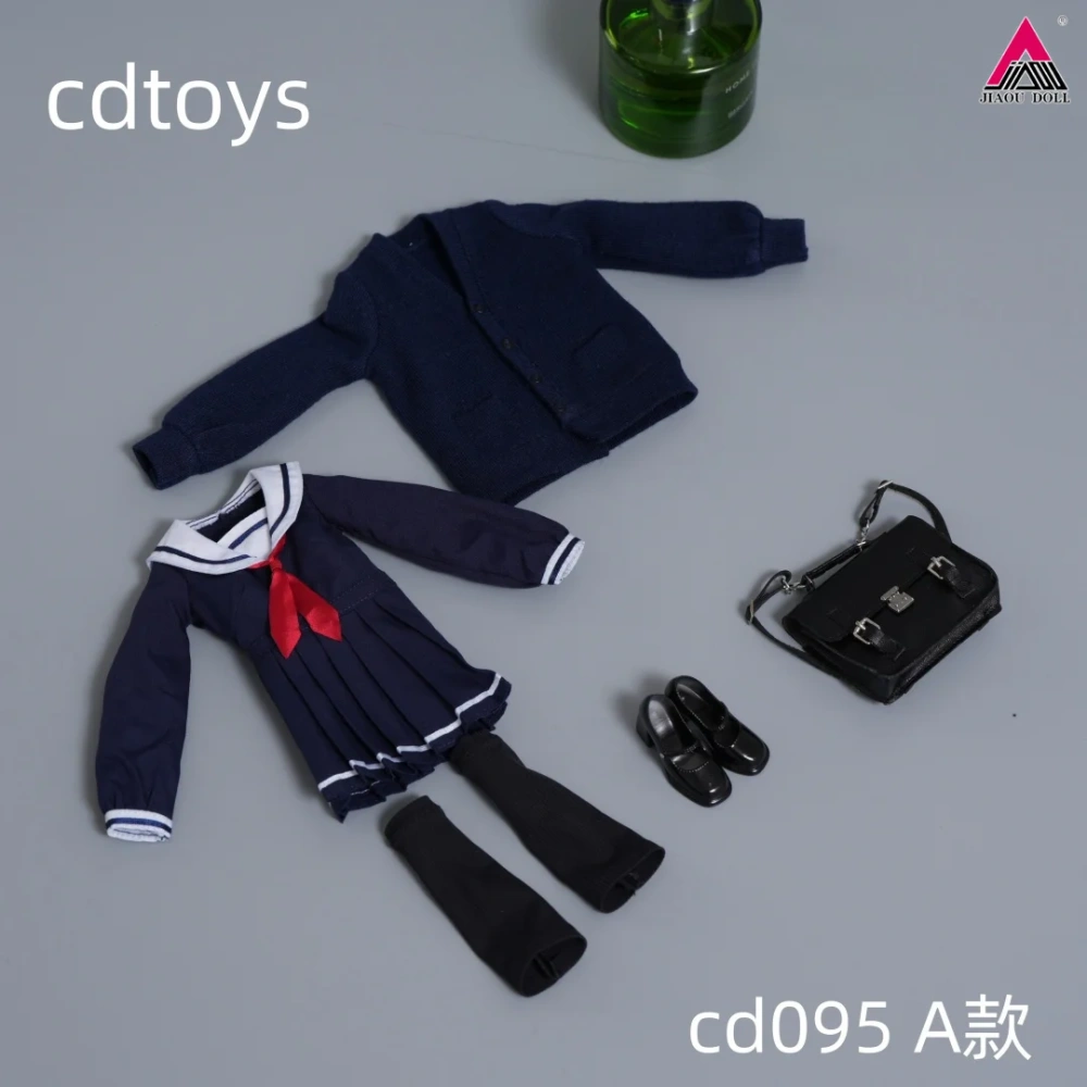 CDtoys CD094 CD095 1/6 Scale School Uniform JK Skirt Female Sailor Dress Suit Clothes Model Fit 12'' Soldier Action Figure Body