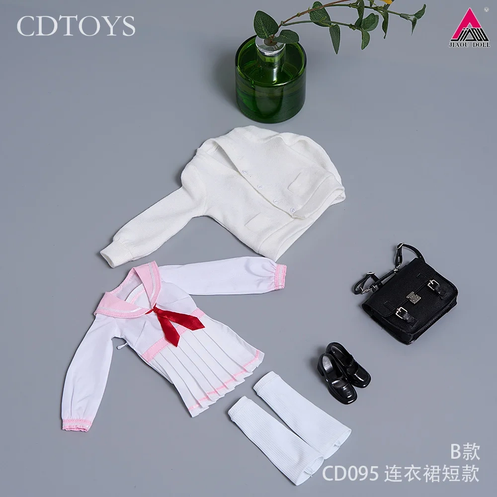 CDtoys CD094 CD095 1/6 Scale School Uniform JK Skirt Female Sailor Dress Suit Clothes Model Fit 12'' Soldier Action Figure Body