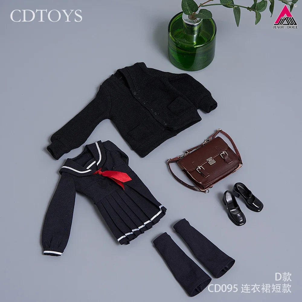 CDtoys CD094 CD095 1/6 Scale School Uniform JK Skirt Female Sailor Dress Suit Clothes Model Fit 12'' Soldier Action Figure Body