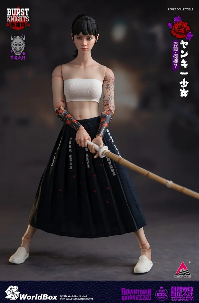 Presale Worldbox AT045 1/6 Bad Girl Yankī Shōjo Female Action Figure Full Set Model Toy Collectible