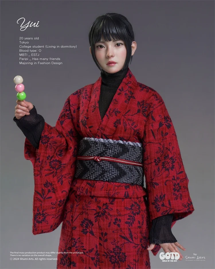 Girls of the Day Shumi Artworks 1/6 Kimono Beauty Paripi Yu GOAC 001 12" Female Action Figure Model Full Set Doll Toys