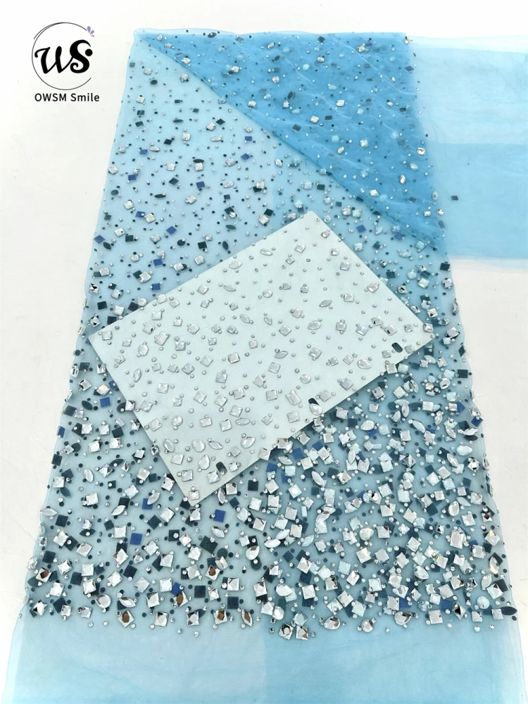 Advanced 2023 Fahion Design Super Top Quality Handmade Heavy Rhinestones Net Lace Luxury For Party Evening Dresses in 2022
