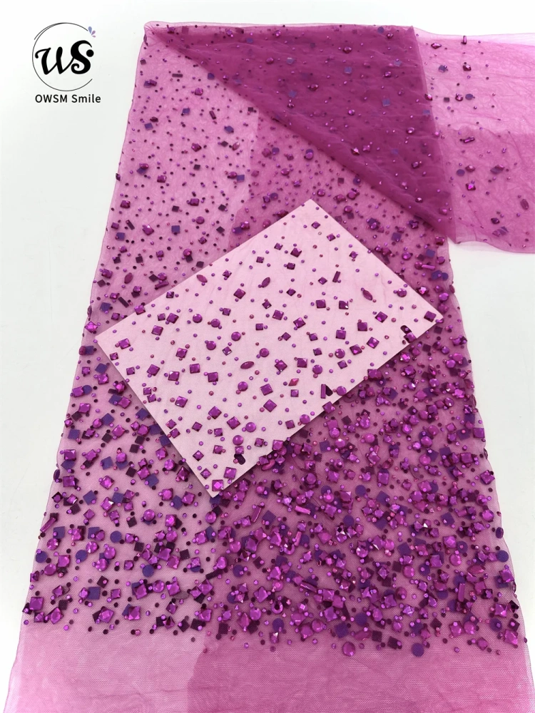 Advanced 2023 Fahion Design Super Top Quality Handmade Heavy Rhinestones Net Lace Luxury For Party Evening Dresses in 2022