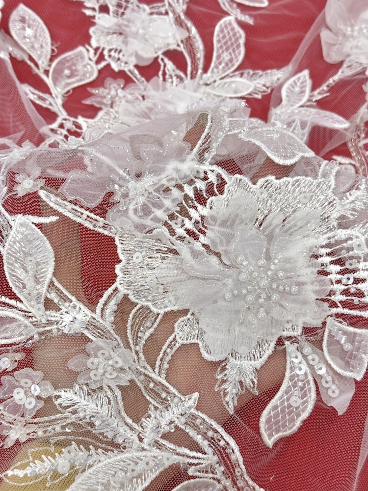New Fantasy Fashion Africa Fabric 2025 Super Top Quality Heavy Handmade Beads Sequins Net Lace  For Party Evening Dresses