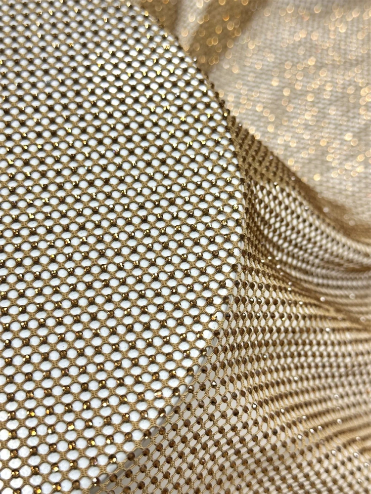Luxury High-end Elegance Exquisite New Fashion Design Fabric Handmade Embroidery Net Lace Beads For Making Women Wedding  Dress