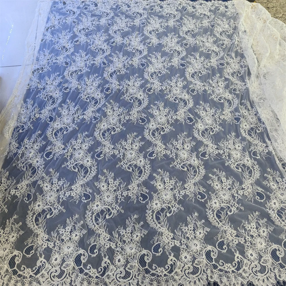 Small Wave Design Hot On Sale Fabric Top Quality Handmade  Embroidery Net Lace Rhinestone For Party Evening Dresses
