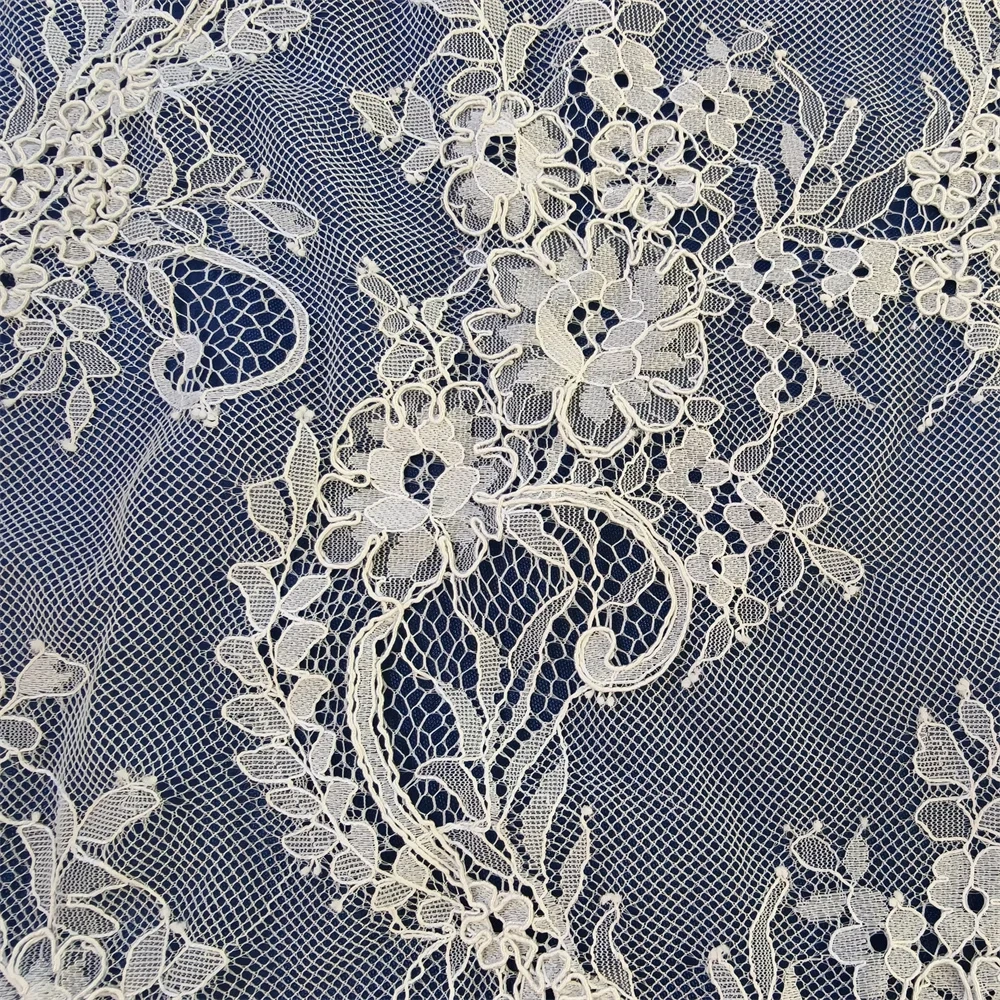Small Wave Design Hot On Sale Fabric Top Quality Handmade  Embroidery Net Lace Rhinestone For Party Evening Dresses