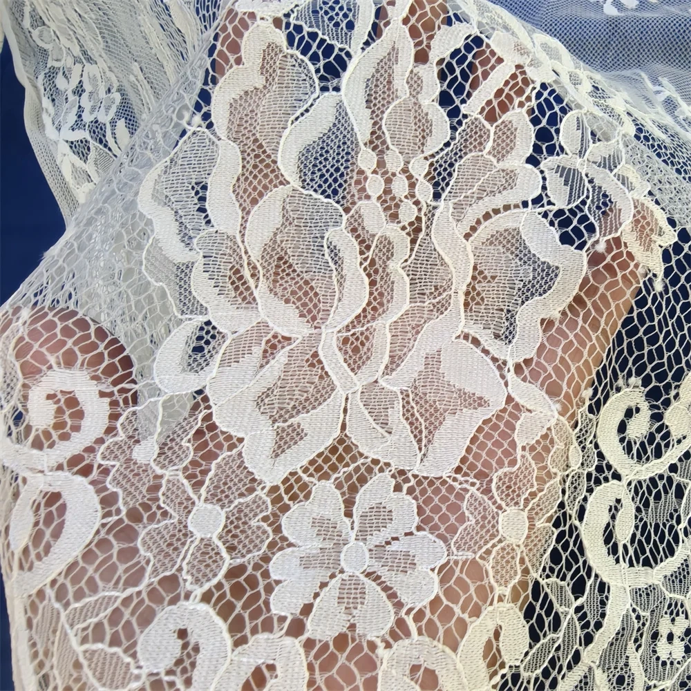 3.3Y New Arrival Exquisite Flowers Embroidered Net Lace Sequins Beads Super Top Quality French Design for Party Evening Dress