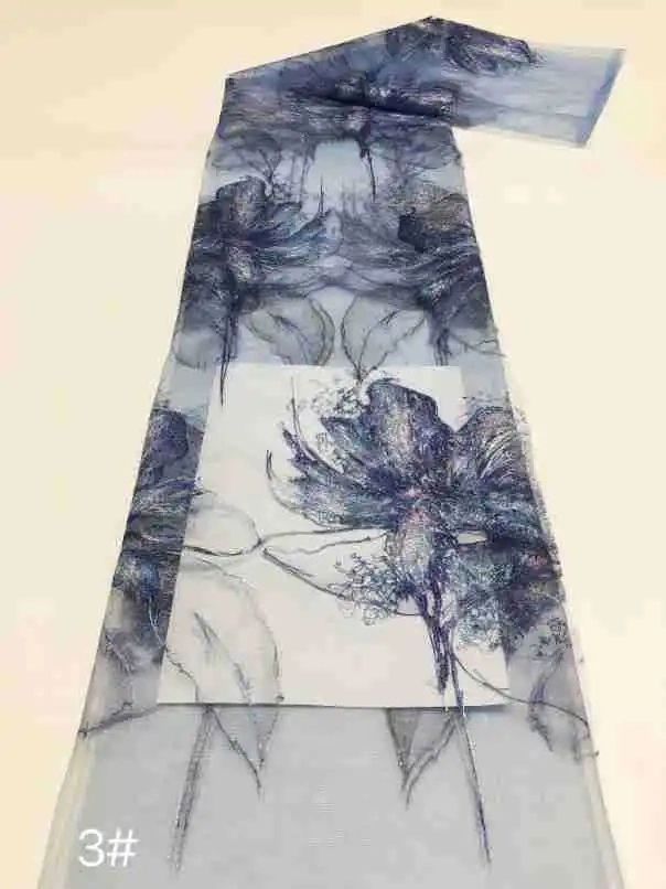 High-end Luxury Dignified Unique Elegance Quality Fabric Handmade Embroidery Net Lace Beads With For Making Women Wedding Dress