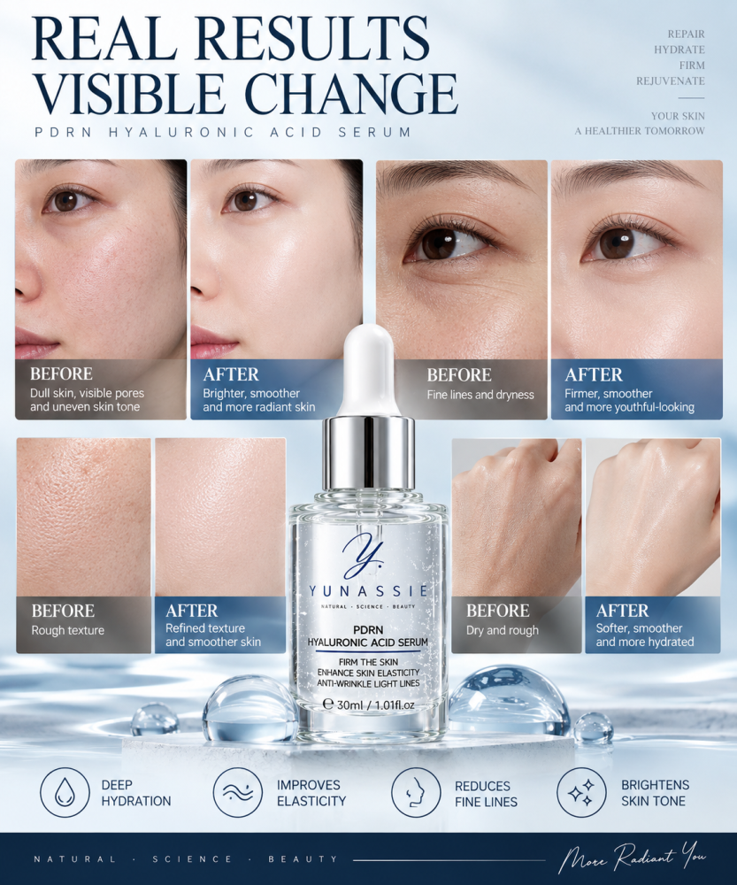 PDRN Hyaluronic Acid Serum with Golden Beads