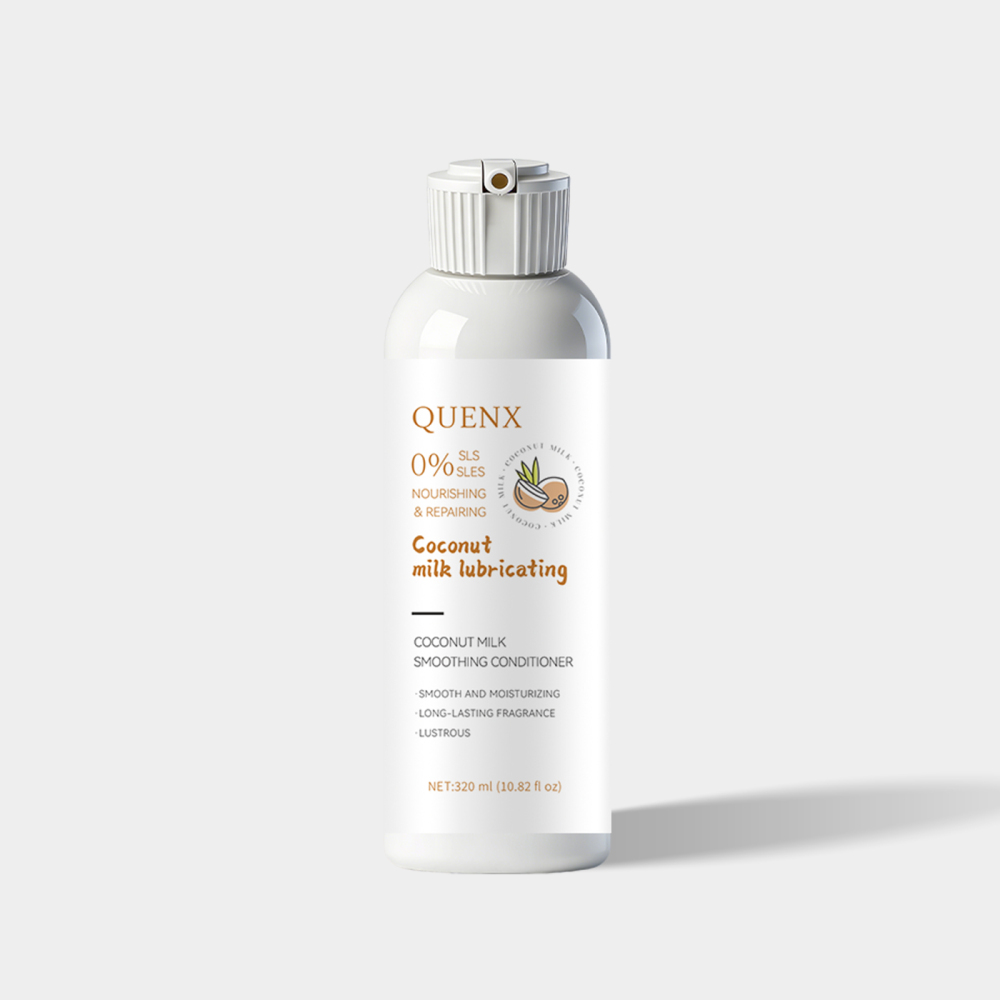 QUENX Coconut Milk Smoothing Conditioner – Anti-Frizz & Moisturizing Hair Care