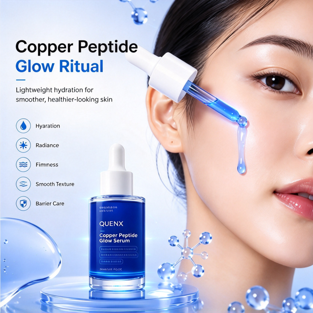 Copper Peptide Glow Serum – Firming, Hydrating & Barrier Care